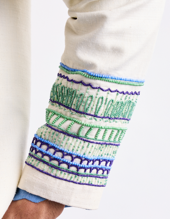 Stambha Beading Silk Jacket