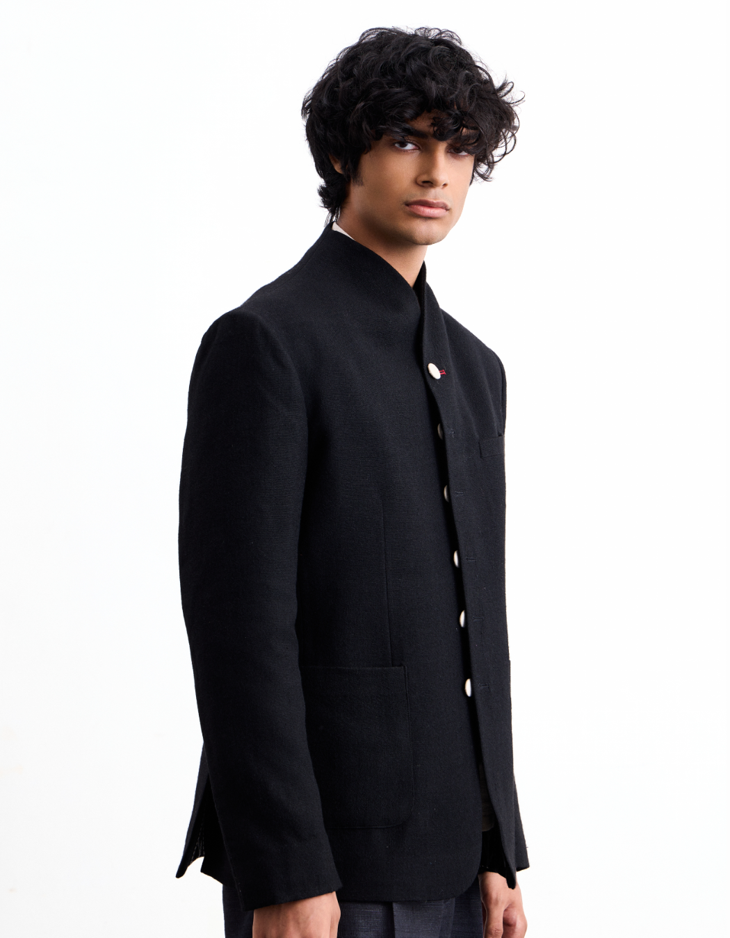 Kala Wool Bandhgala