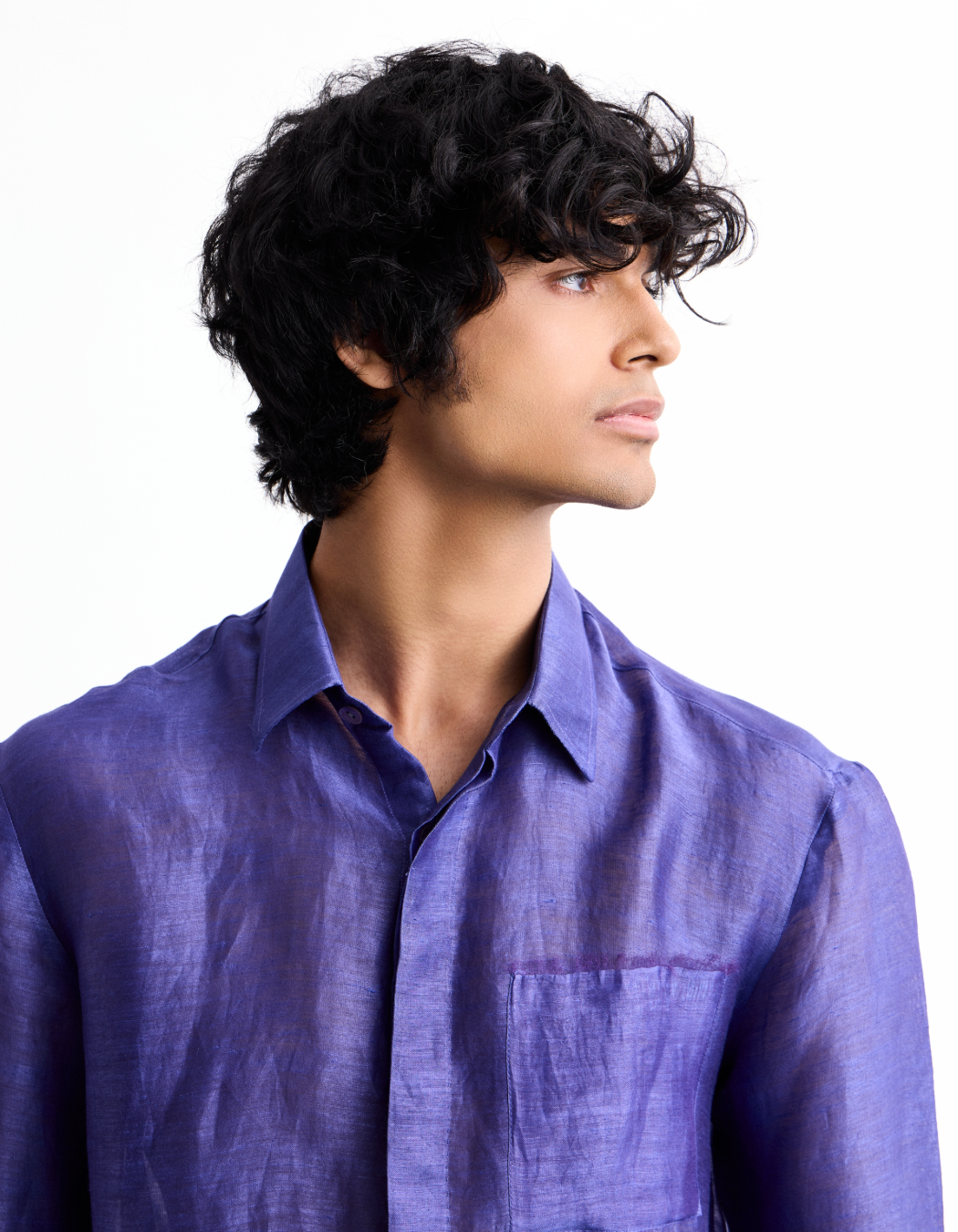 Trace Silk Linen Shirt