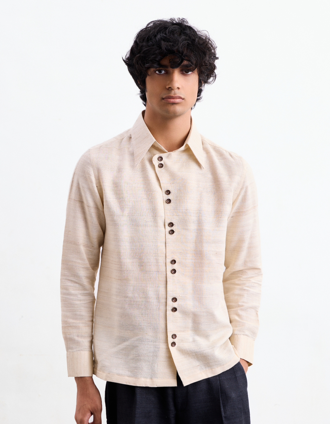 Off-White Khadi Silk Shirt