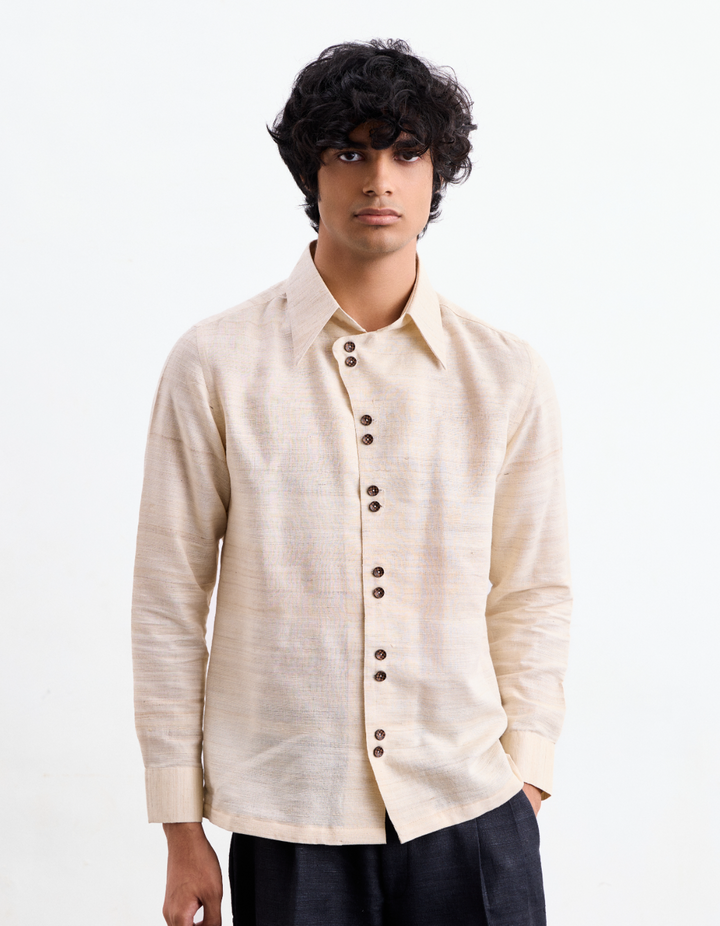Off-White Khadi Silk Shirt