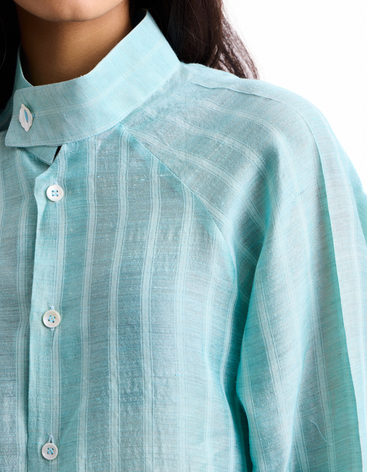 Cumulus Silk Stripe Shirt