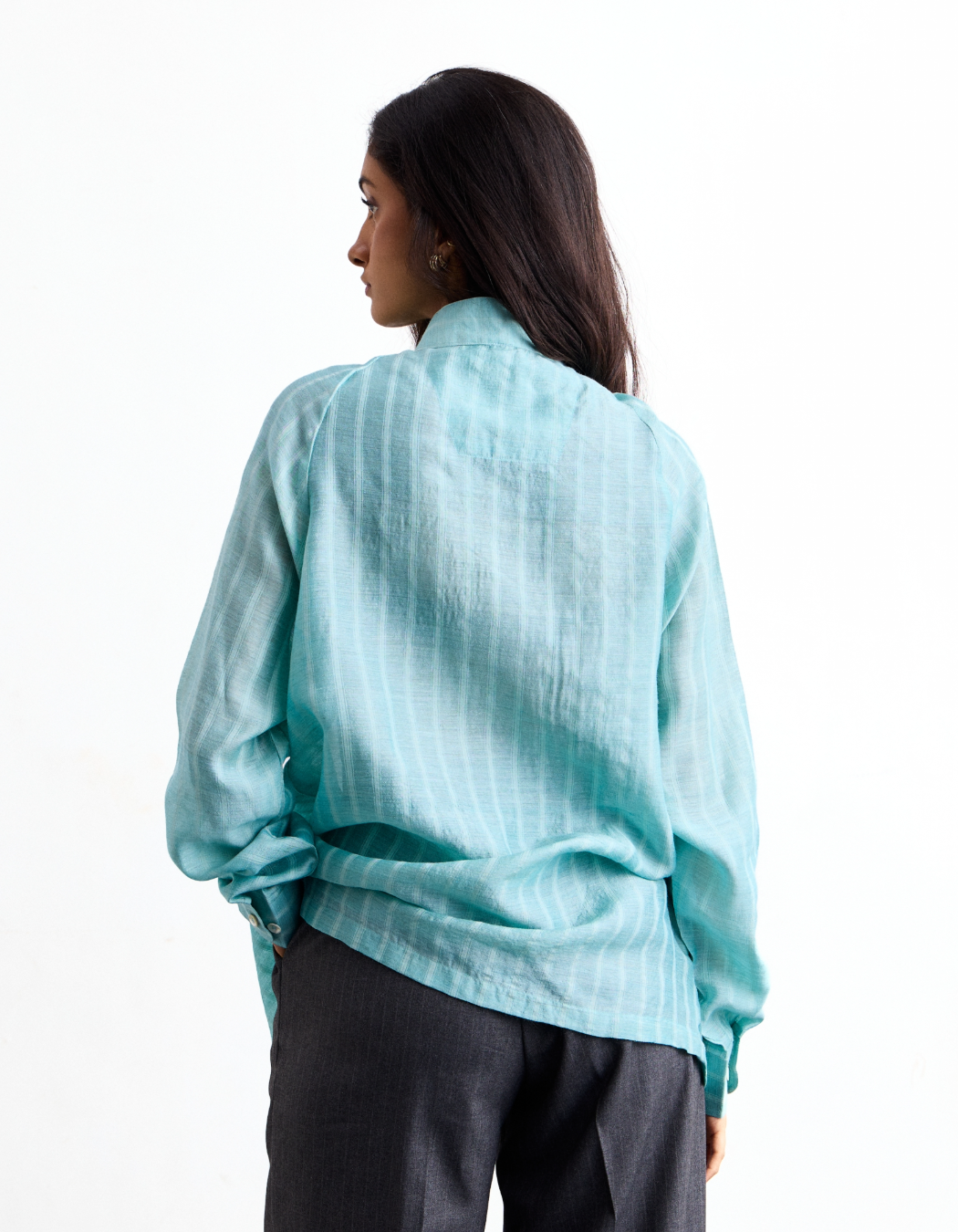 Cumulus Silk Stripe Shirt