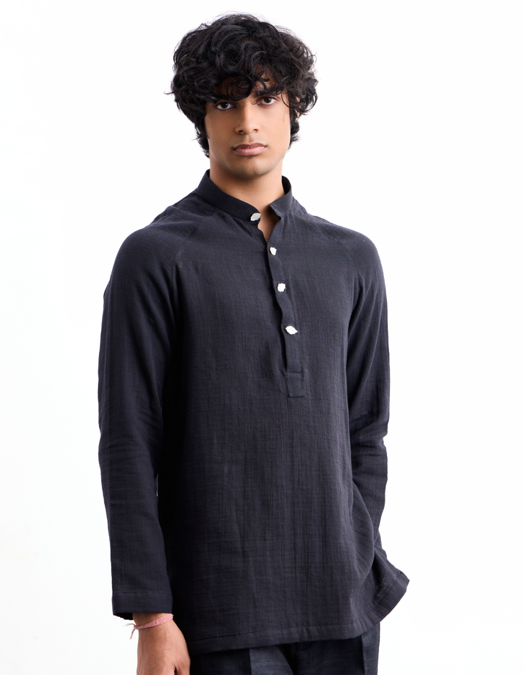 Siyah Kurta Shirt