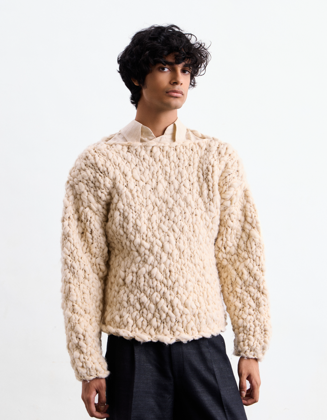 Badal Raw Wool Sweater