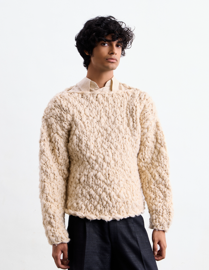 Badal Raw Wool Sweater