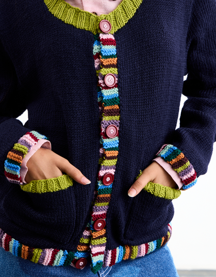 Pigment Rib Cardigan
