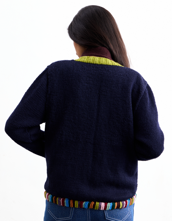 Pigment Rib Cardigan