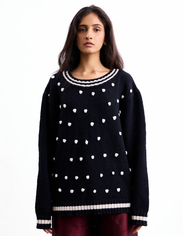 Fragment Polka Sweater