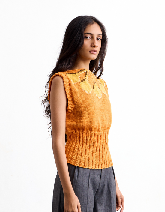 Flare Logo Sweater Top