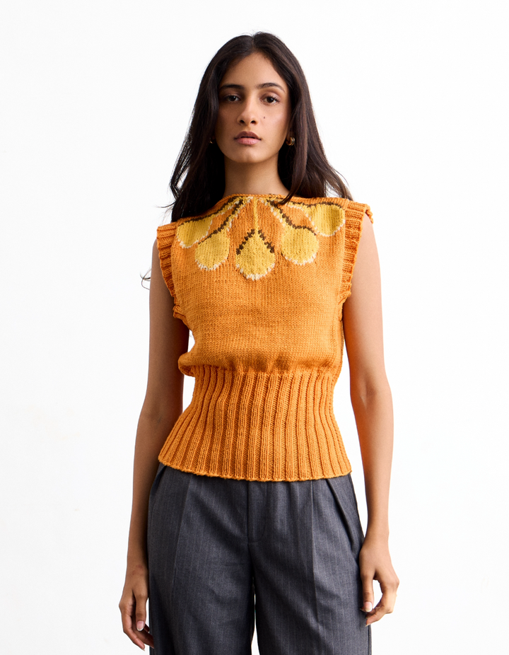 Flare Logo Sweater Top