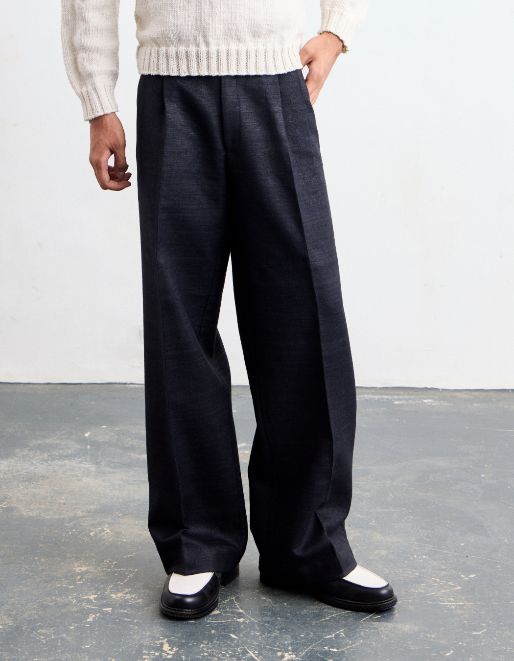 Gufah Khadi Silk Trousers