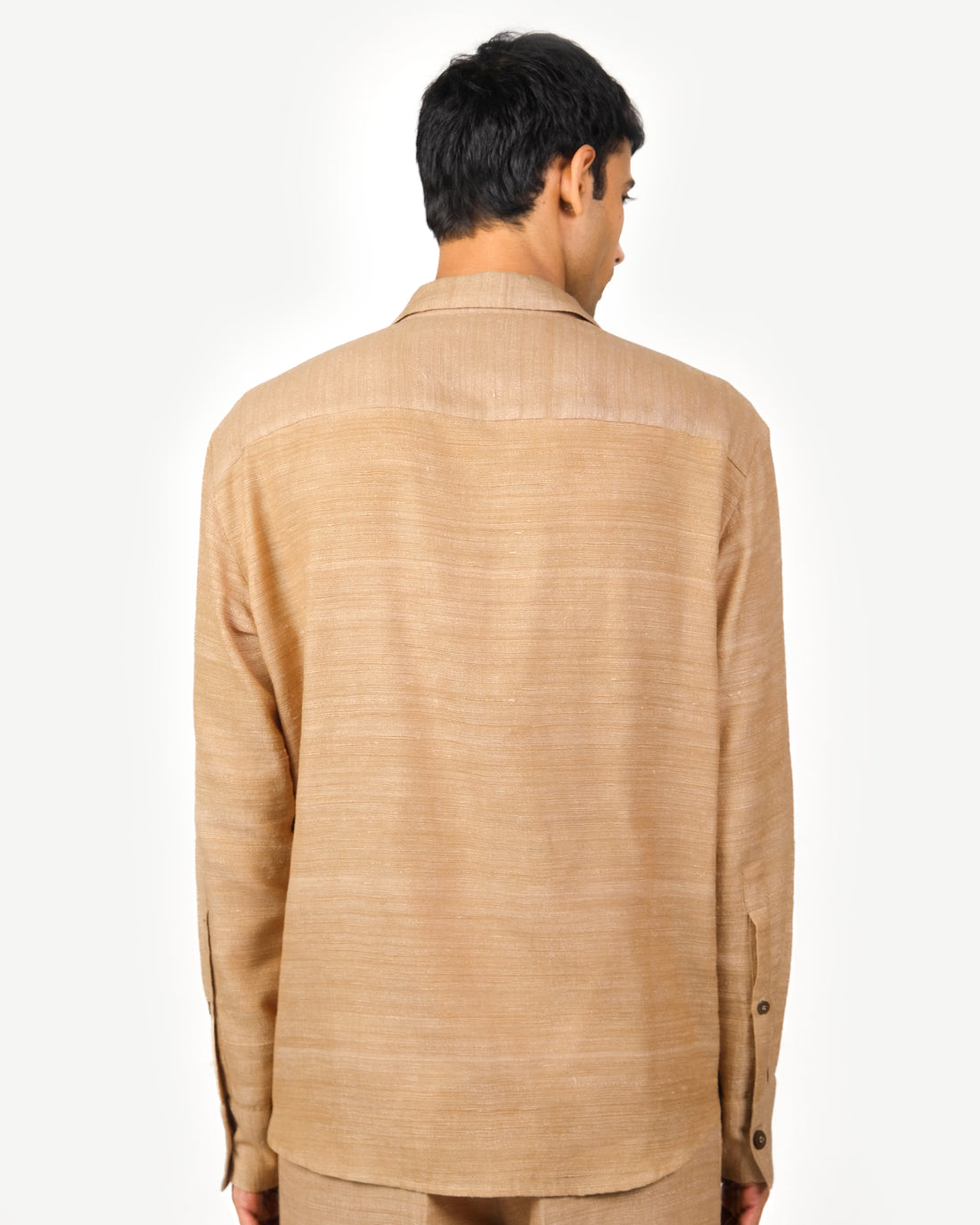 Beige Textured Shirt