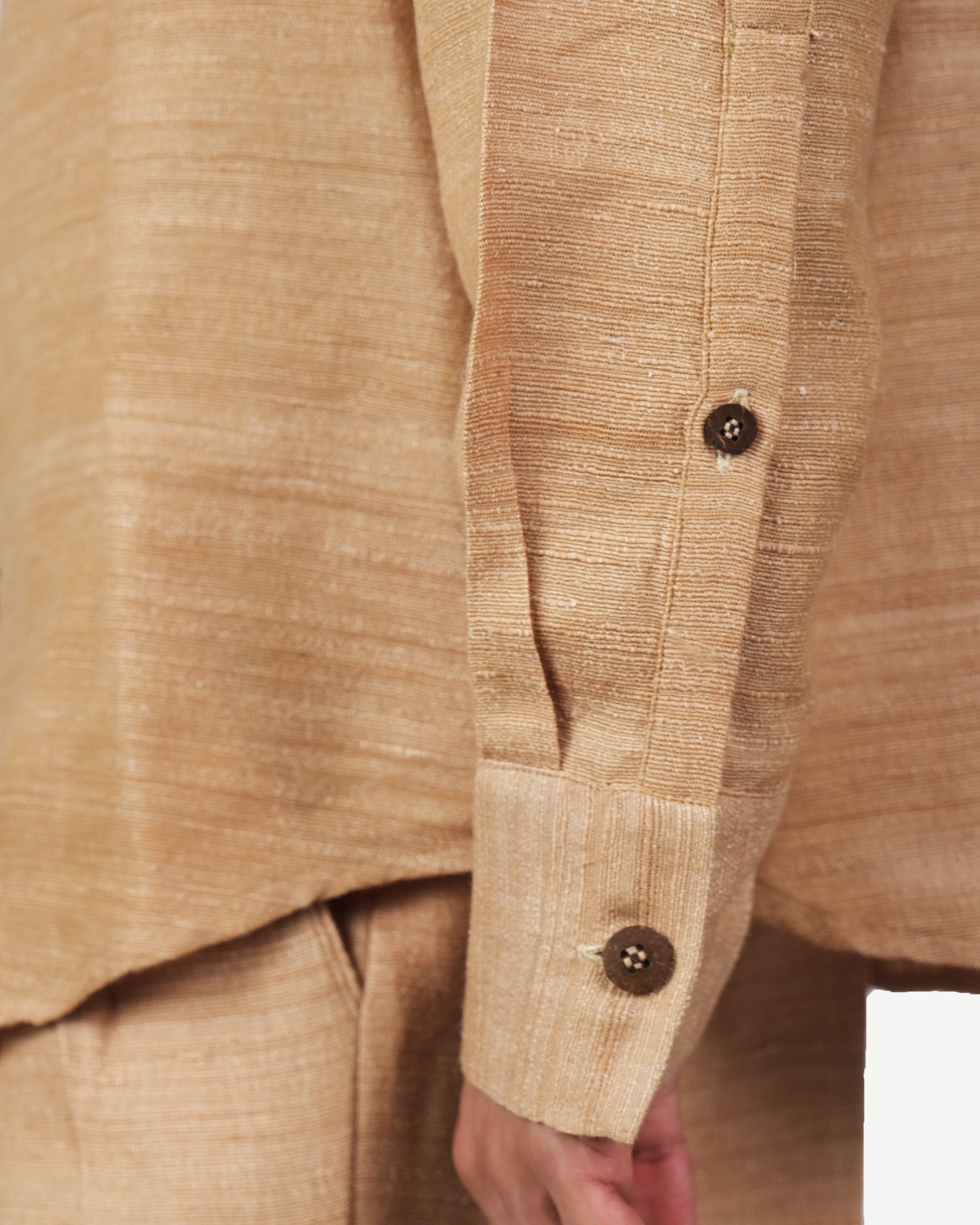 Beige Textured Shirt