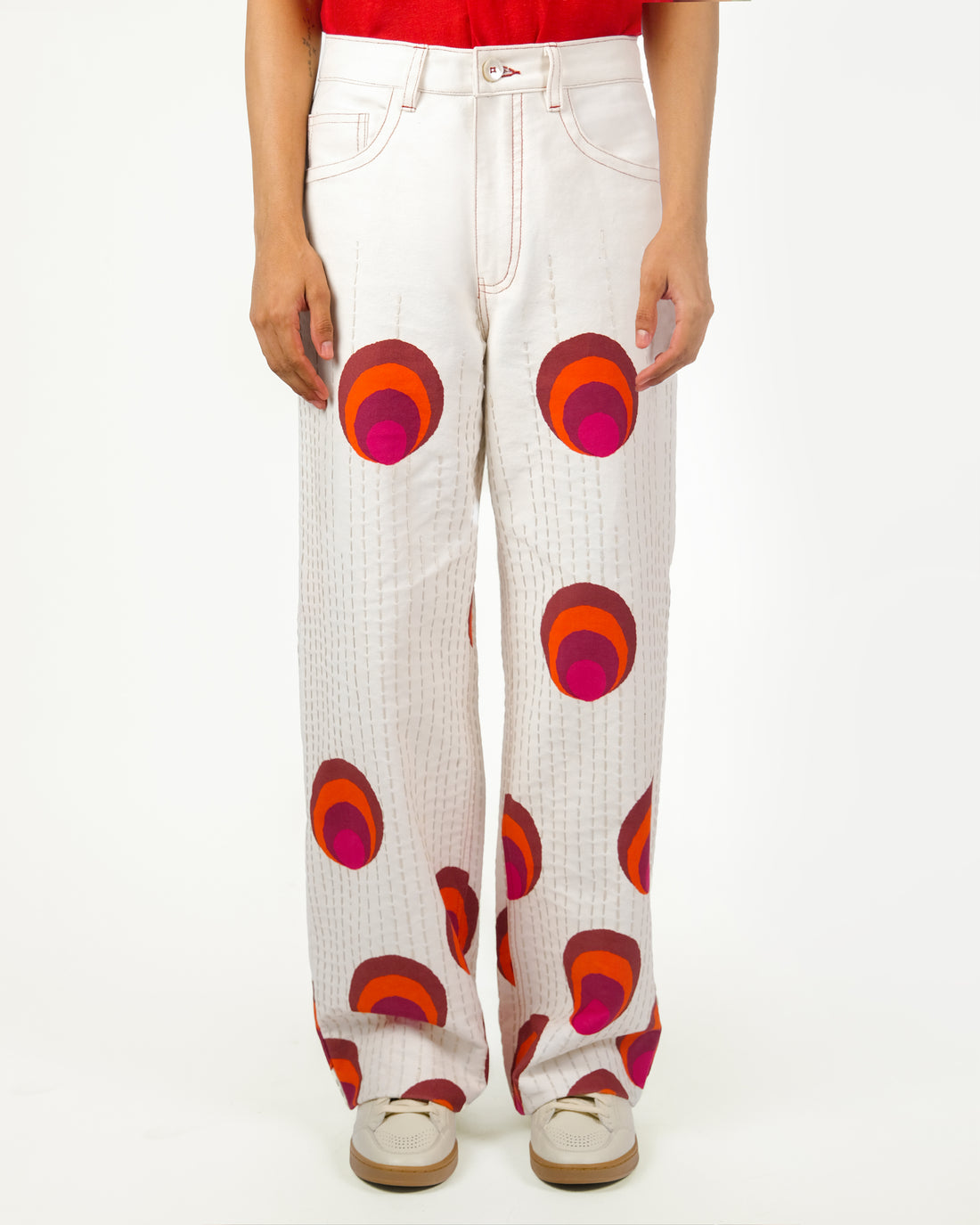 Mor Kantha Denim Trousers