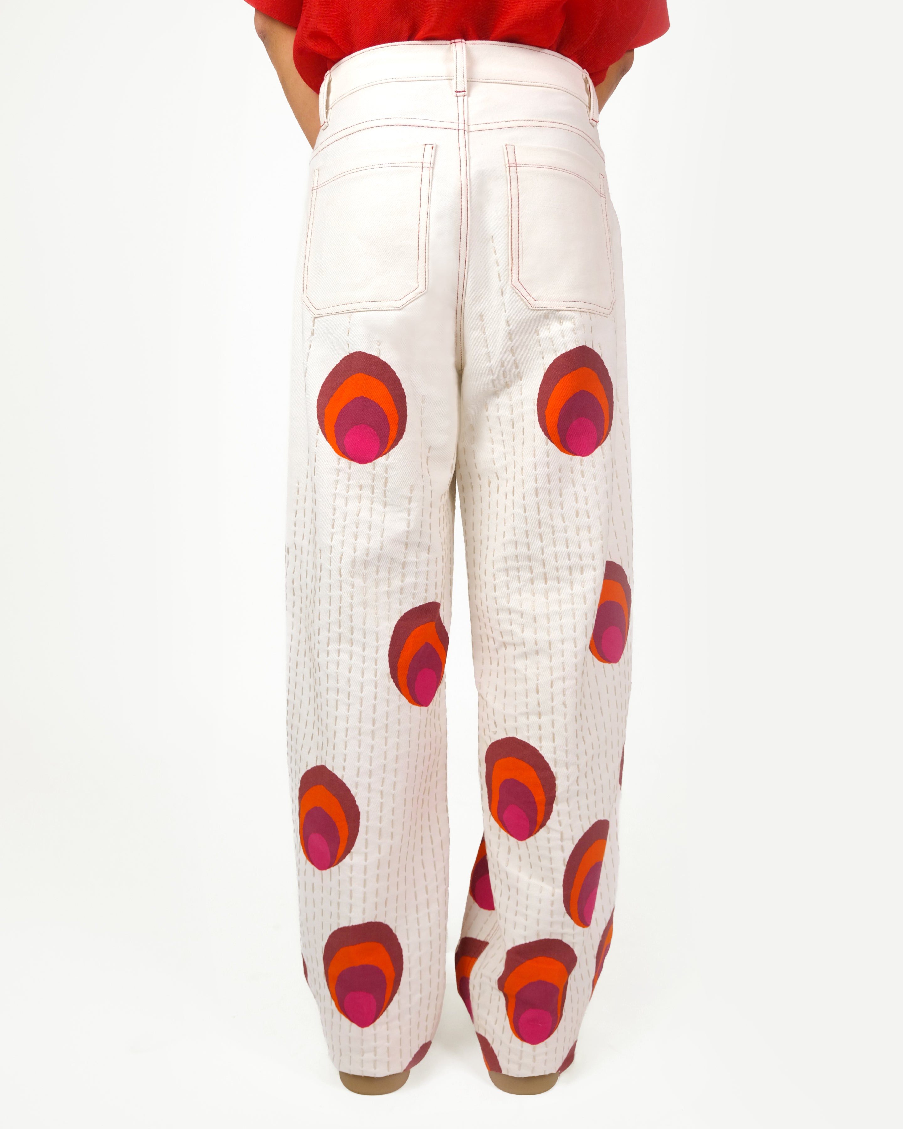 Mor Kantha Denim Trousers