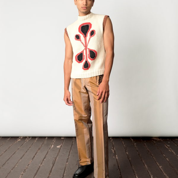 Intarsia Logo Sweater Vest – taarinianand