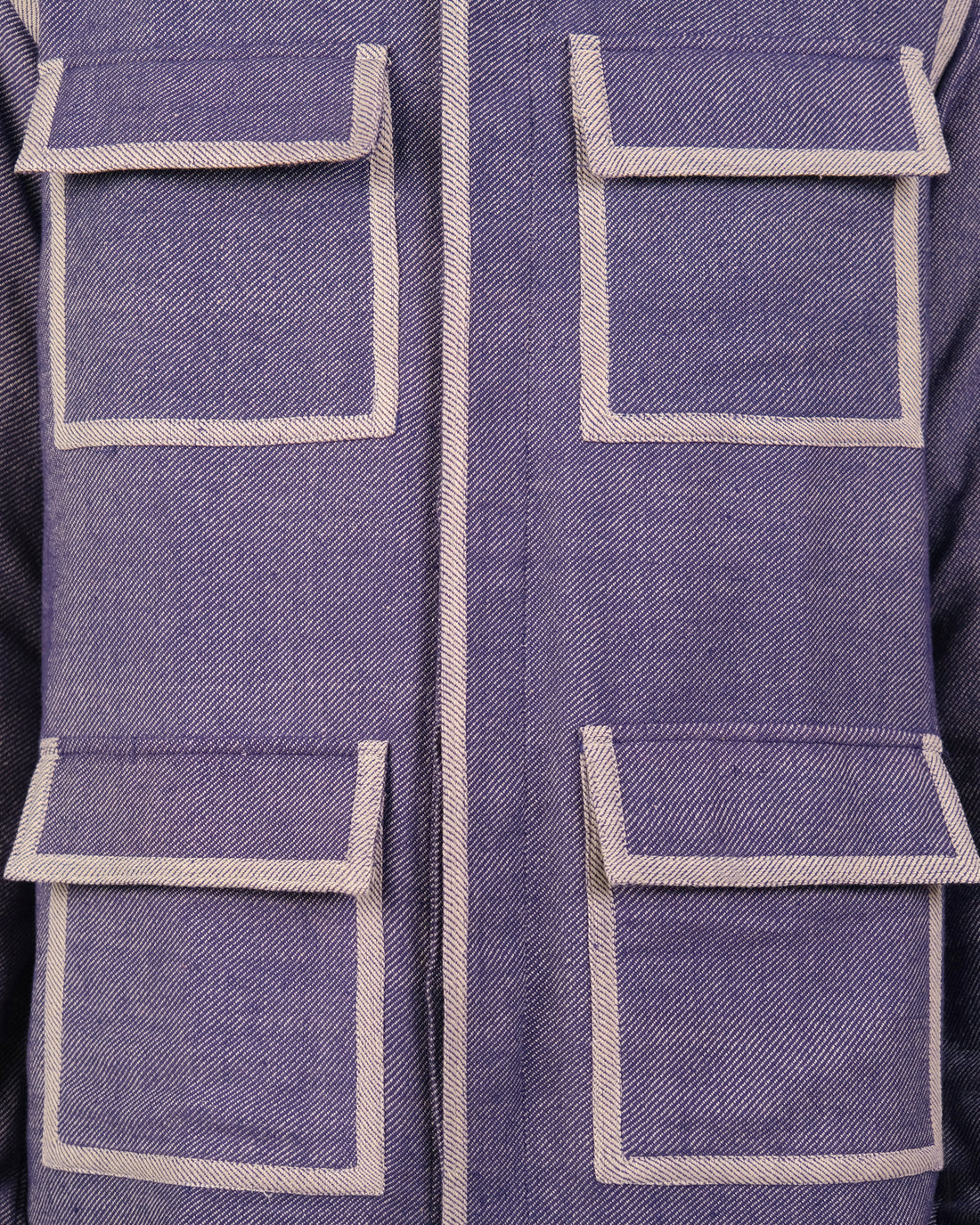 Violet Contrast Overshirt