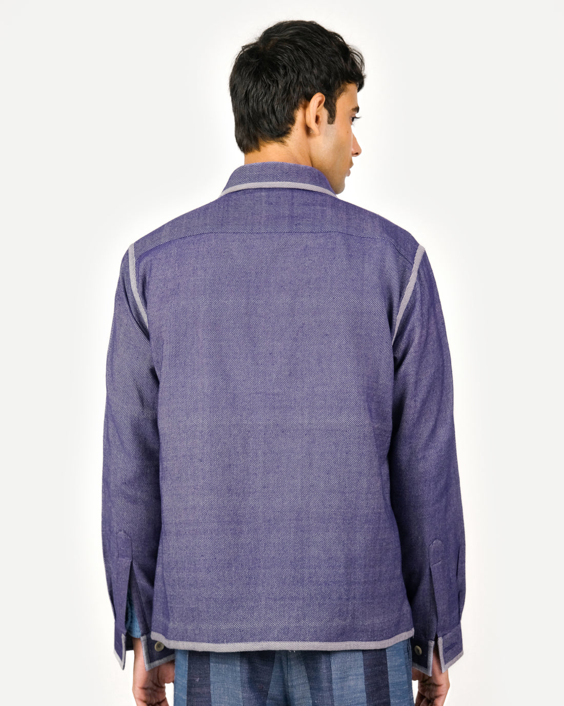 Violet Contrast Overshirt
