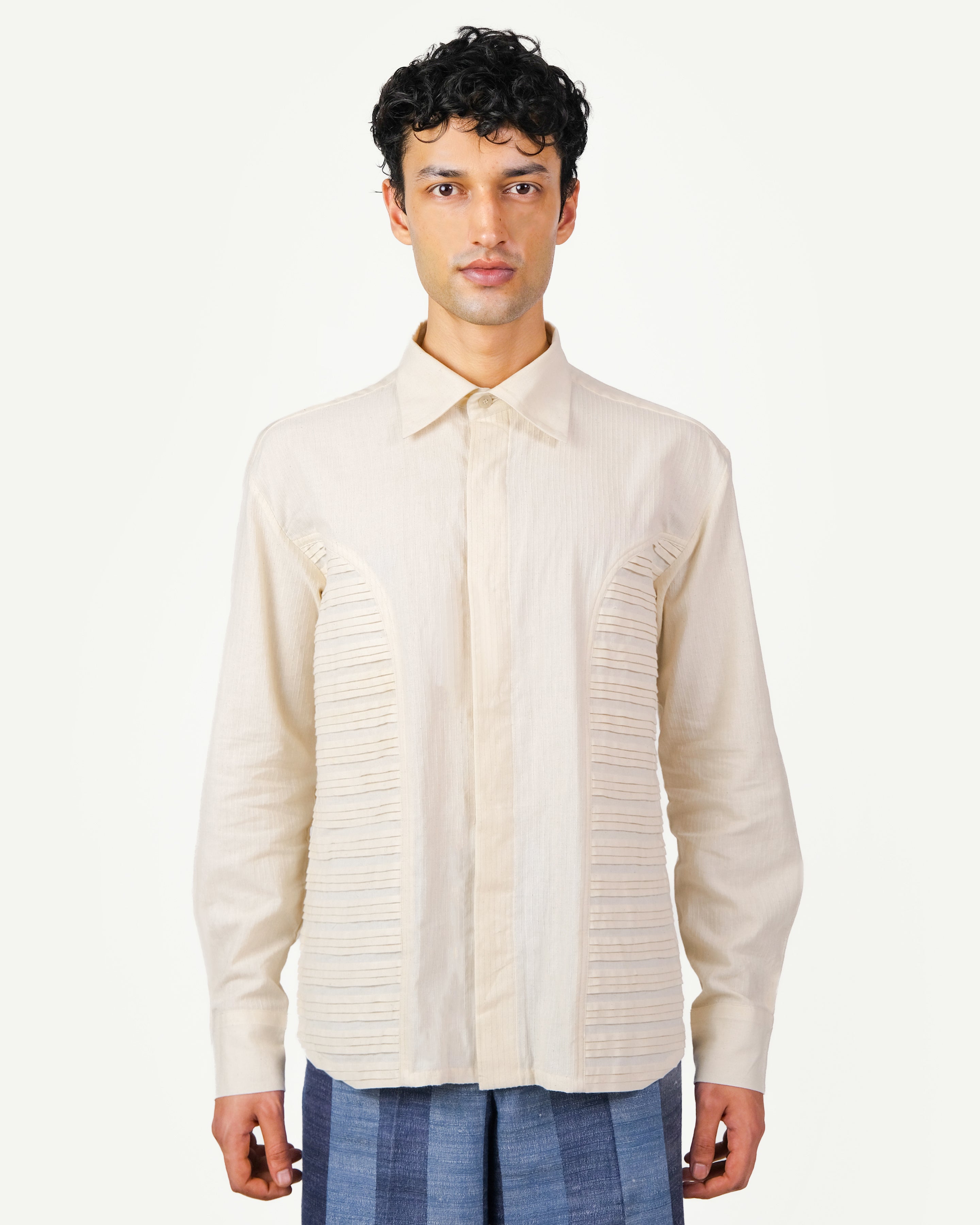 Madri Pintucks Shirt