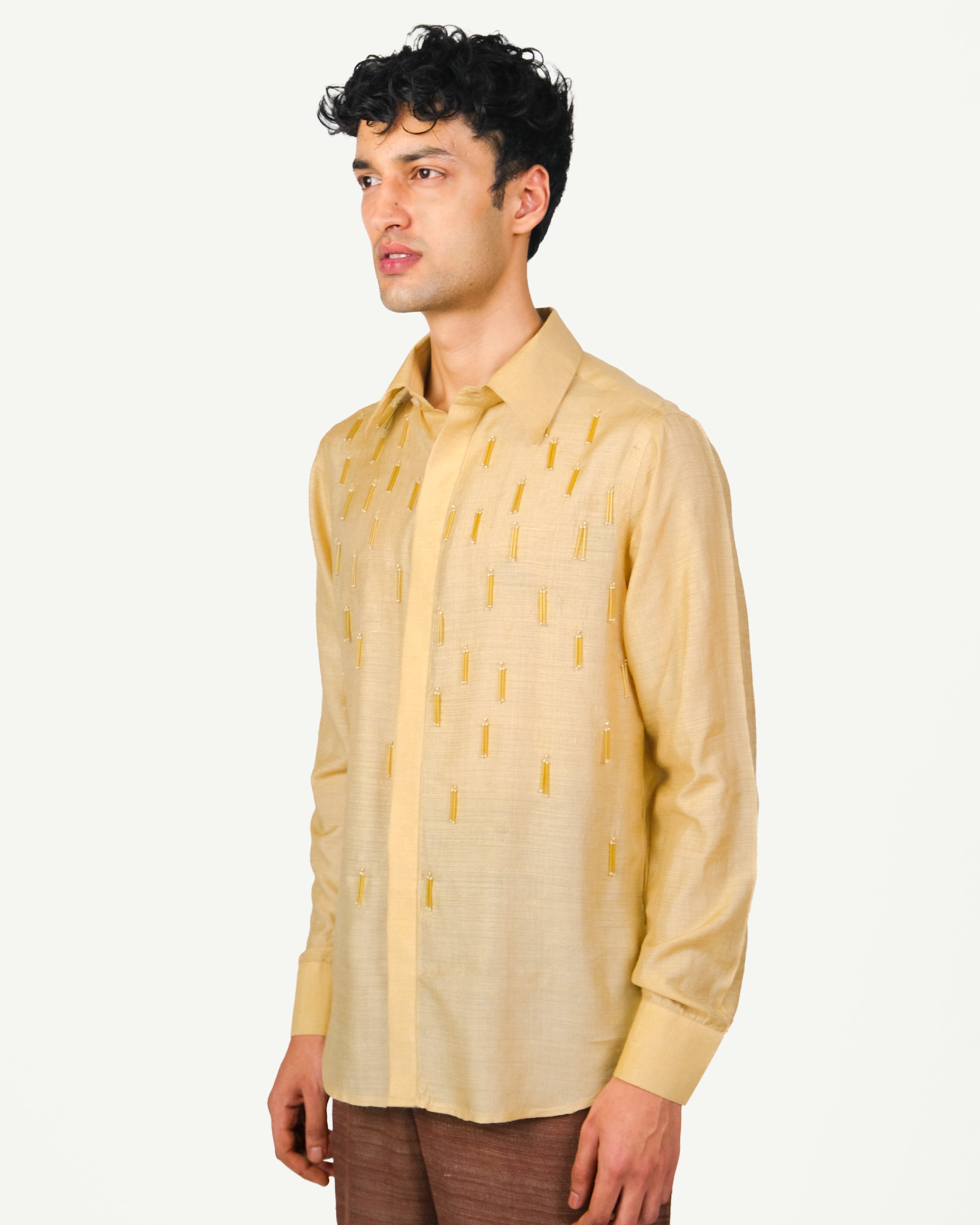 Jhilmil Beaded Shirt