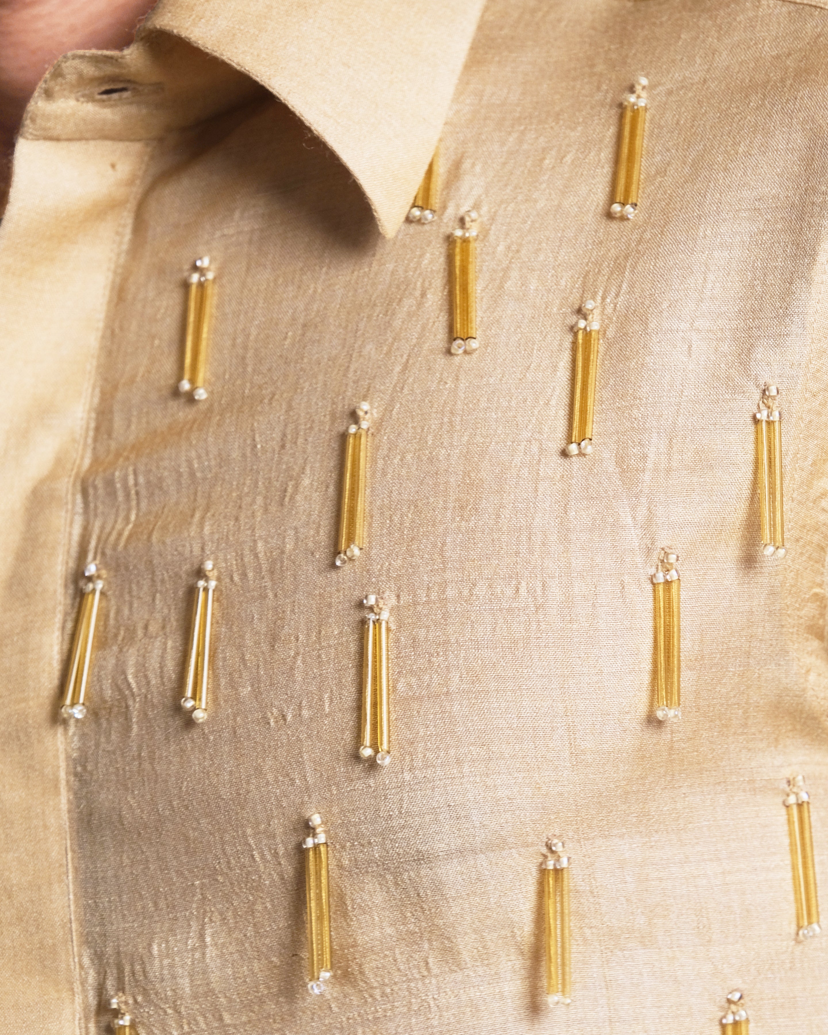 Jhilmil Beaded Shirt